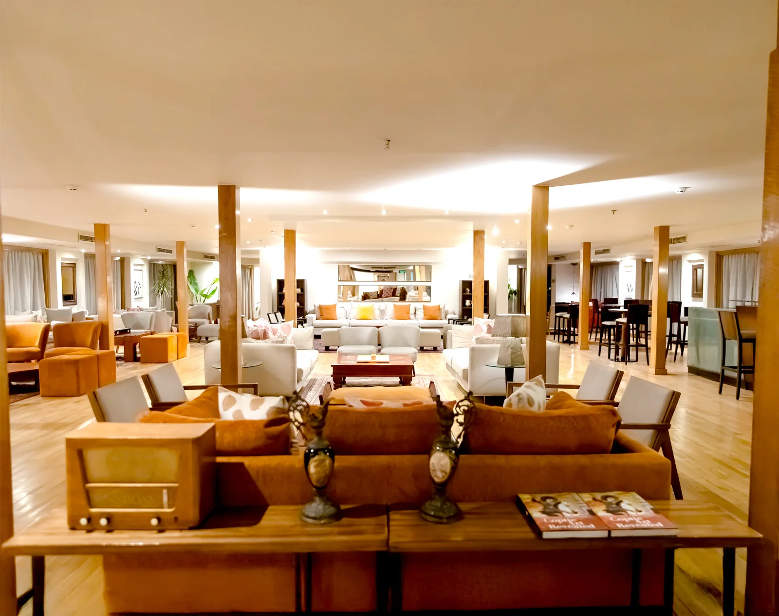 Lounge aboard the Jamila Nile Cruise Nile cruise